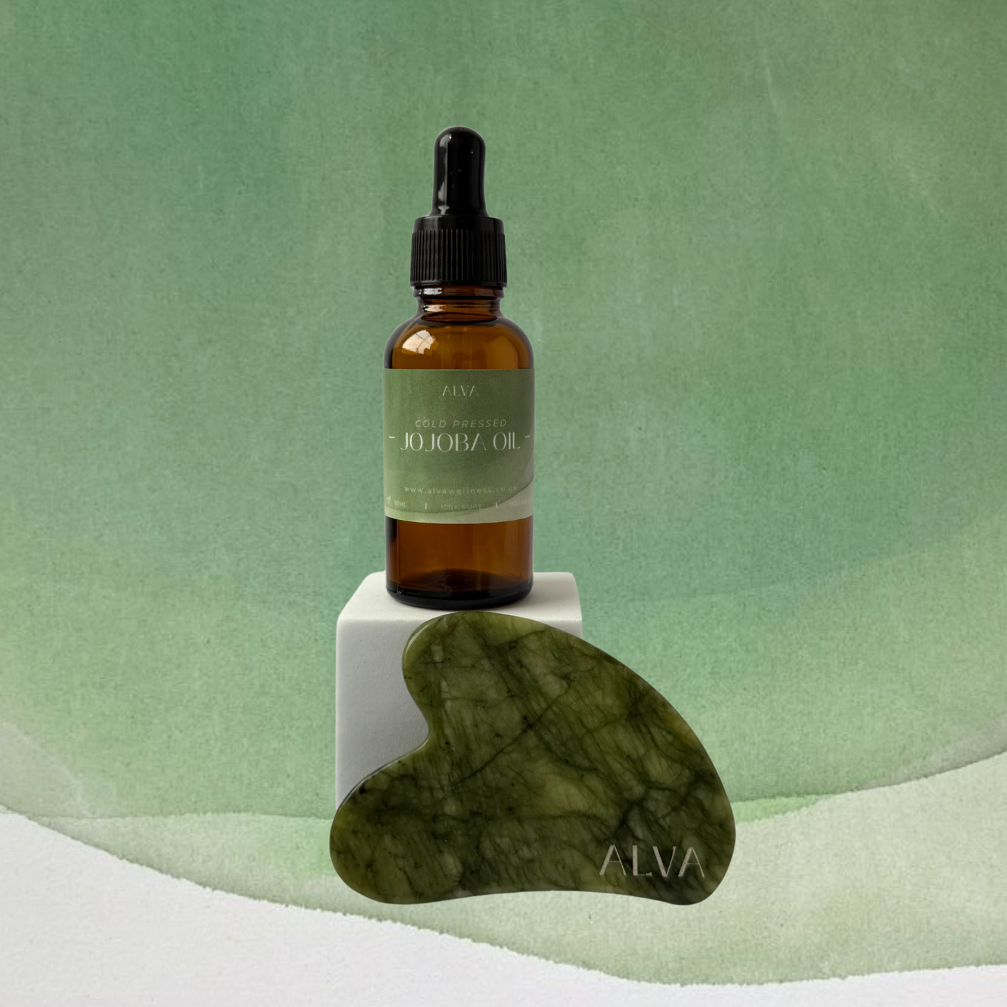 Jade Stone Gua Sha Set
