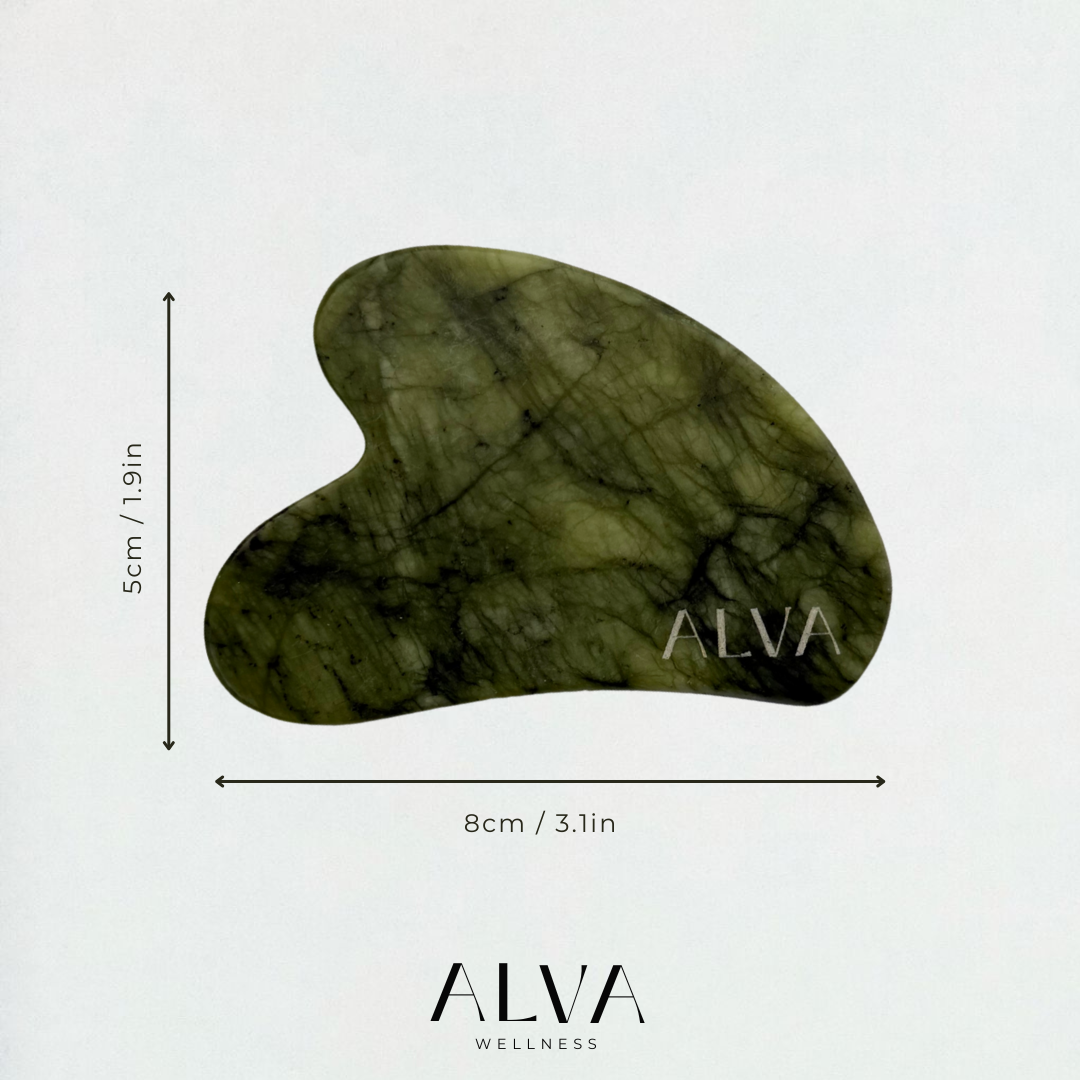 Jade Stone Gua Sha & Roller Set