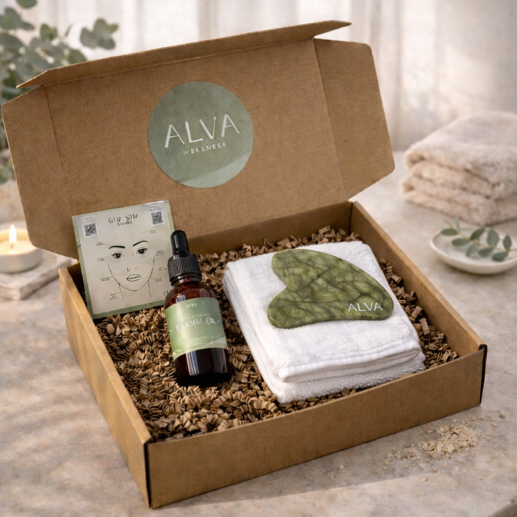 Jade Stone Gua Sha Set