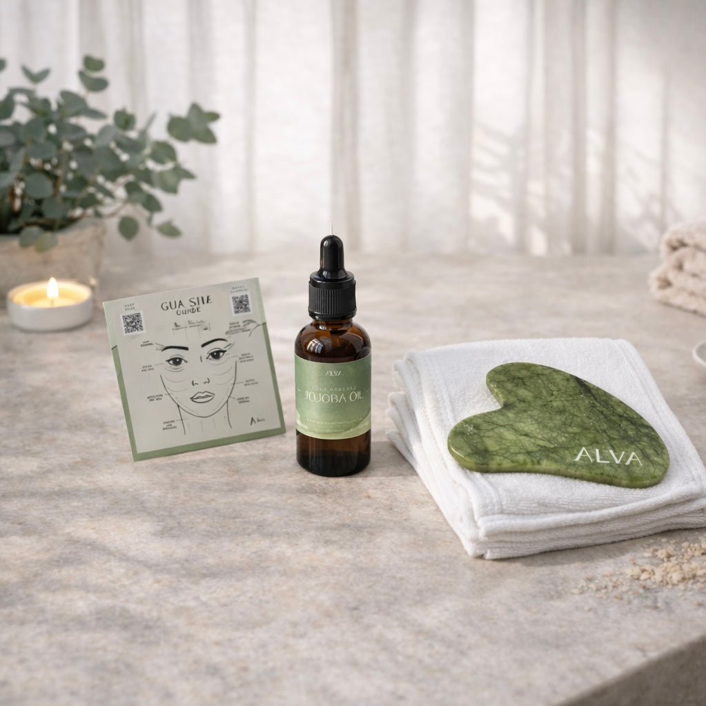 Jade Stone Gua Sha Set