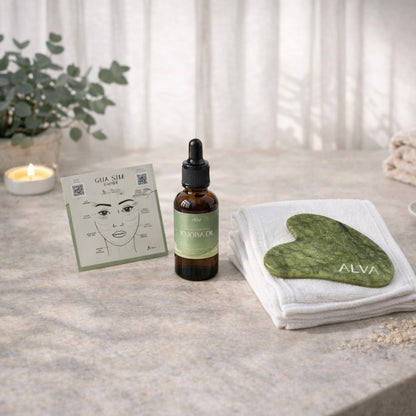 Jade Stone Gua Sha Set