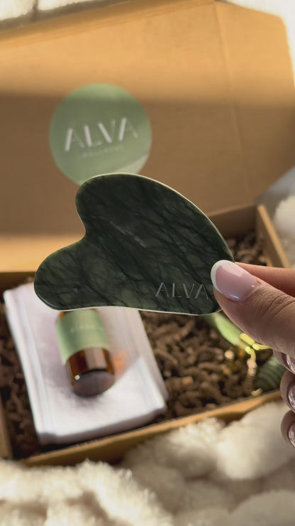 Jade Stone Gua Sha Set